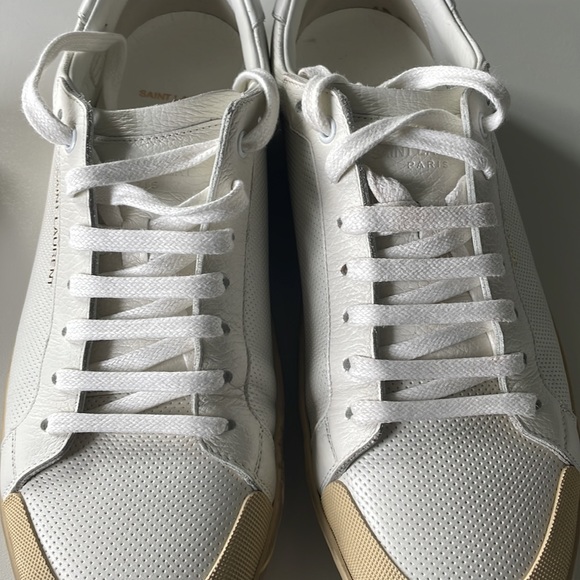 Brand New - Saint Laurent - Court Classic Low Top Sneakers - Picture 10 of 12